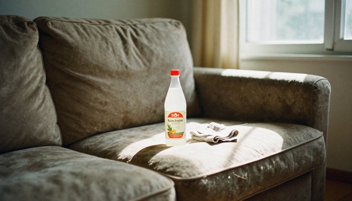 Καναπές με λεκές από καφέ