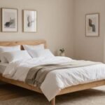 Οργανωμένο υπνοδωμάτιο με δημιουργική αποθήκευση