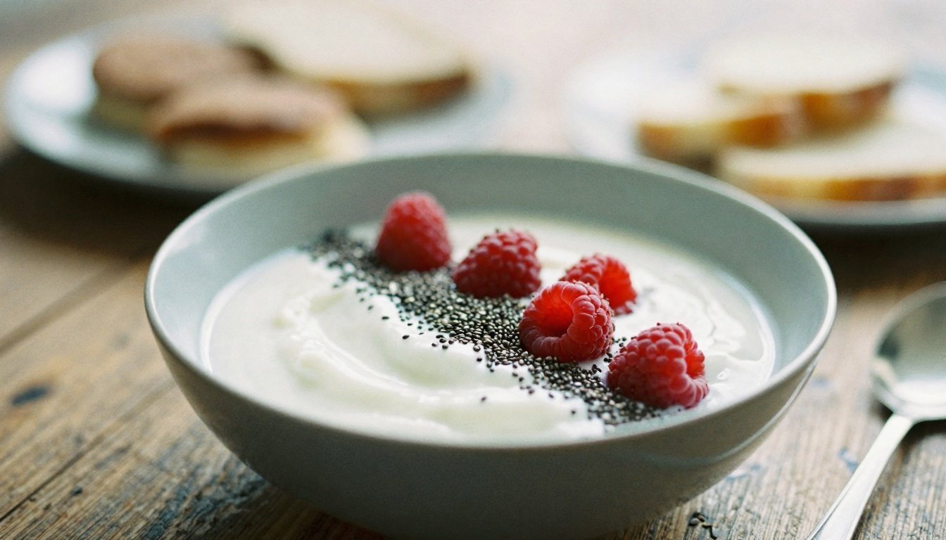 Πρωινό με γιαούρτι και φρούτα