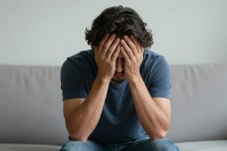 Εικόνα που απεικονίζει τον εγκέφαλο και DNA, συμβολίζοντας τους γενετικούς παράγοντες που σχετίζονται με την κατάθλιψη.