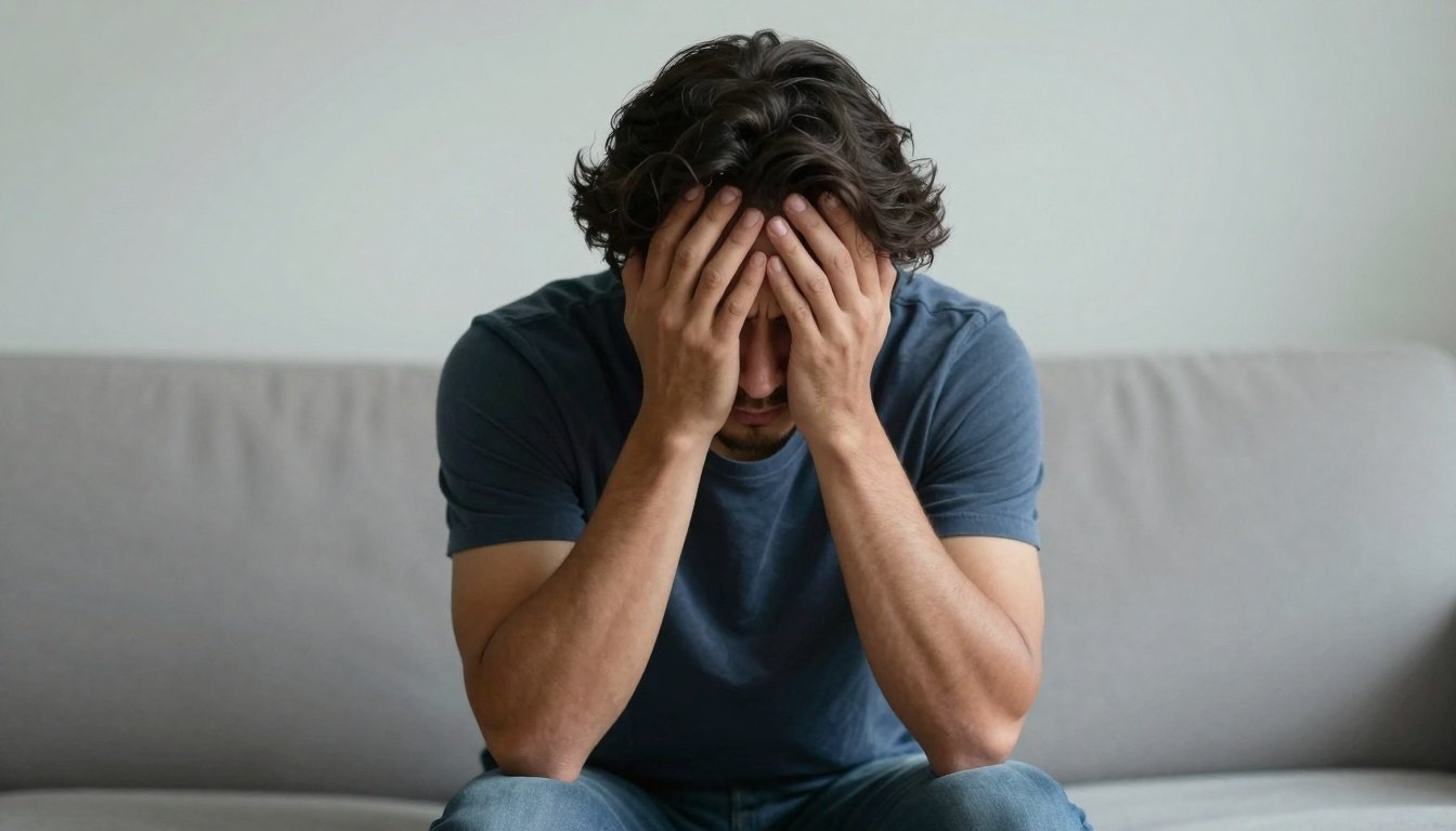 Εικόνα που απεικονίζει τον εγκέφαλο και DNA, συμβολίζοντας τους γενετικούς παράγοντες που σχετίζονται με την κατάθλιψη.