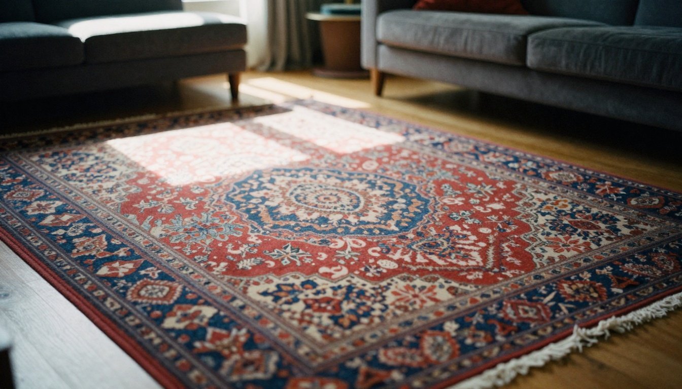 Στυλάτο σαλόνι με χαλί