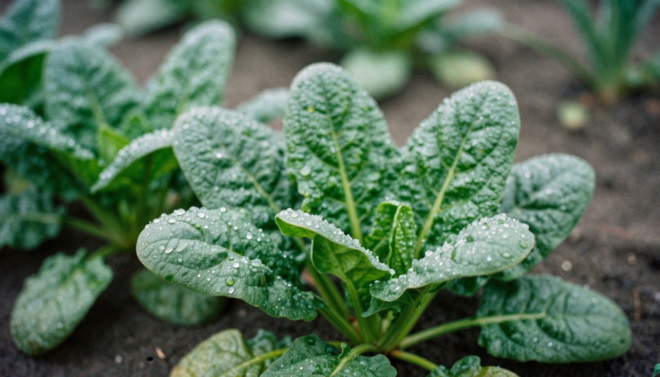 Δεν κοιμάσαι καλά; Μπορεί να σου λείπει αυτό το απλό στοιχείο 2 Φωτογραφία από έναν πράσινο κήπο με σπανάκι