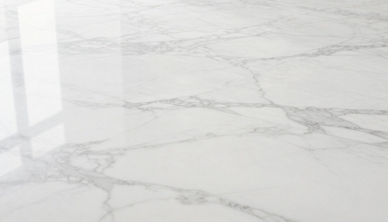 Καθαρός και εντυπωσιακός μαρμαρινός δάπεδο που αναδεικνύει τη φυσική του ομορφιά.