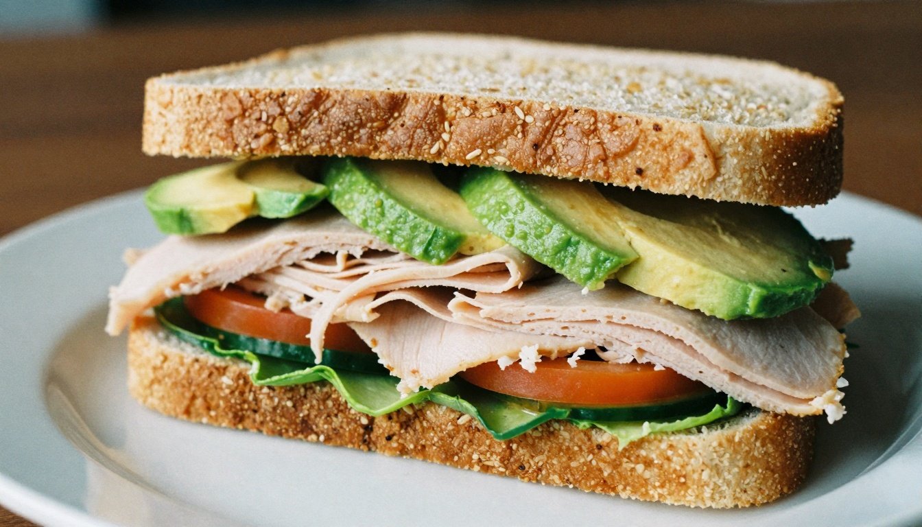 Μπορείς να χάσεις 9 κιλά σε 2 μήνες χωρίς στέρηση; Δοκίμασε τη δίαιτα σάντουιτς 2 Φωτογραφία υγιεινού σάντουιτς με γαλοπούλα και λαχανικά