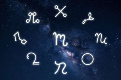 Αστρολογικά φαινόμενα των ζώων κάτω από ένα αστερόβραχο.