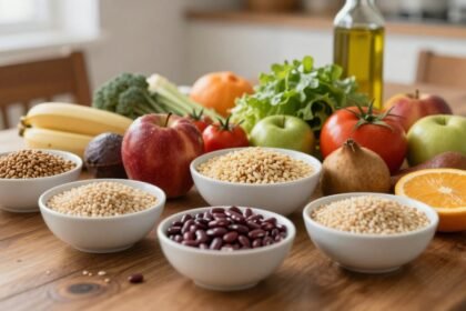 Μεσογειακή διατροφή με φρέσκα φρούτα και λαχανικά