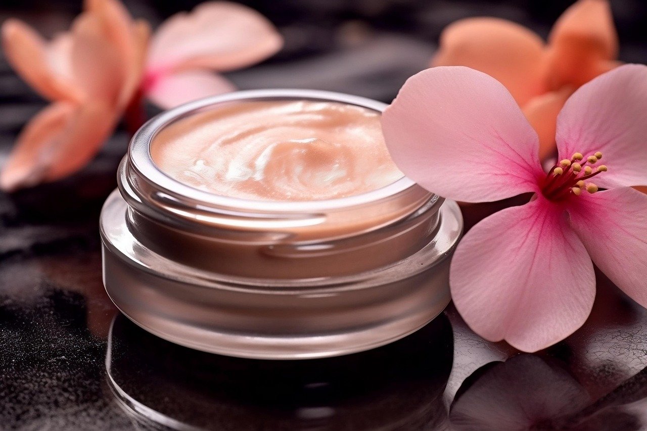 cream, moisturizer, ointment, lotion, care, container, cosmetic, flower, fresh, organic, skin, spa, table, treatment, beauty, background, ointment, ointment, ointment, ointment, ointment, lotion