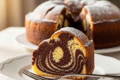 κεικ3 - Η πιο αφράτη συνταγή για μαρμπρέ κέικ με σοκολάτα και βανίλια