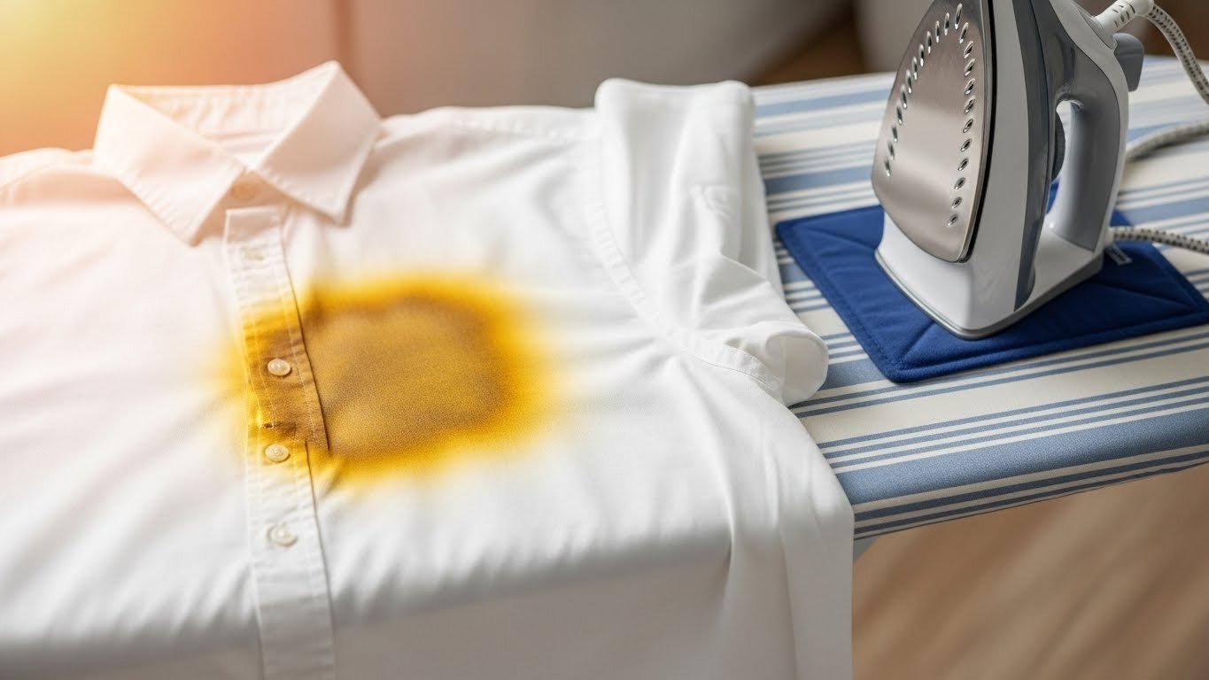 κιτρινίλα στο ρουχο από σιδέρωμα - Ξέχασες το σίδερο στο ρούχο; Δες πώς σώζεται η ζημιά