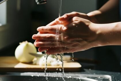 πλύσιμο χεριών - Μυρωδιά κρεμμυδιού στα δάχτυλα; Δείτε πώς θα την εξαφανίσετε φυσικά
