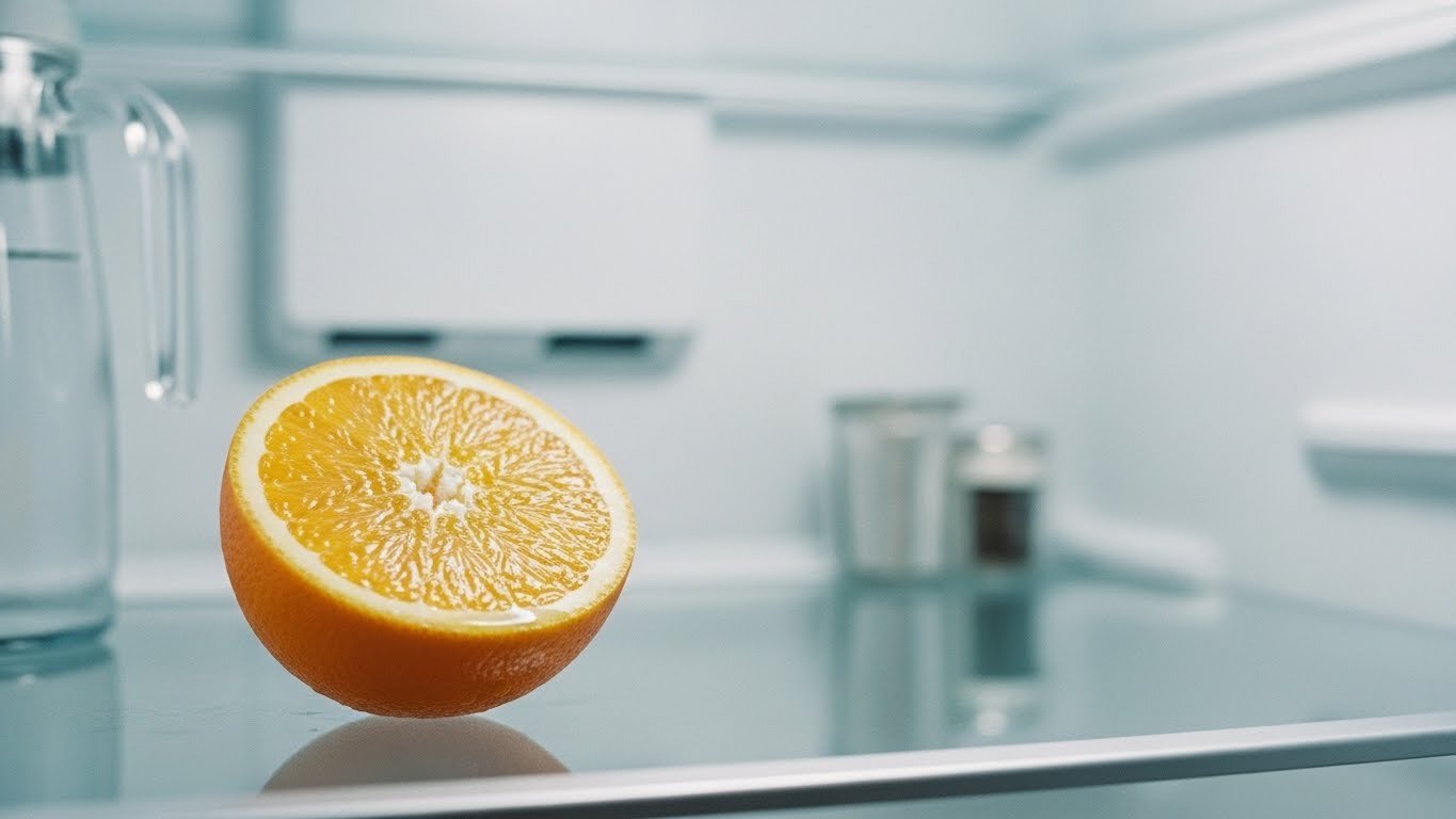 πορτοκάλι - Βάλτε μισό πορτοκάλι στο ψυγείο και δείτε τι αλλάζει