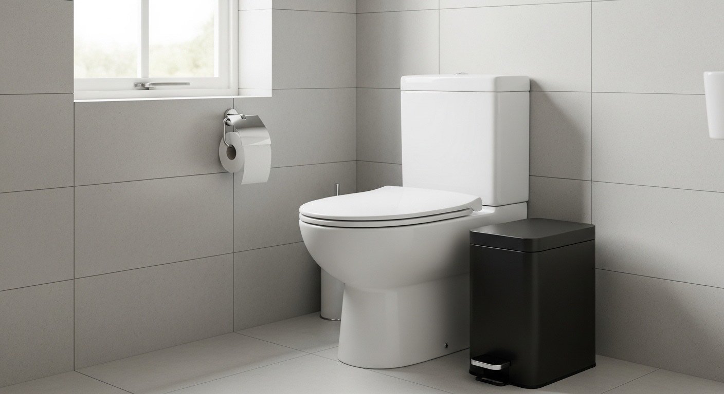 τουαλέτα3 - Πείτε αντίο στις άσχημες μυρωδιές από τον κάδο του μπάνιου σας με αυτά τα 6 απλά κόλπα