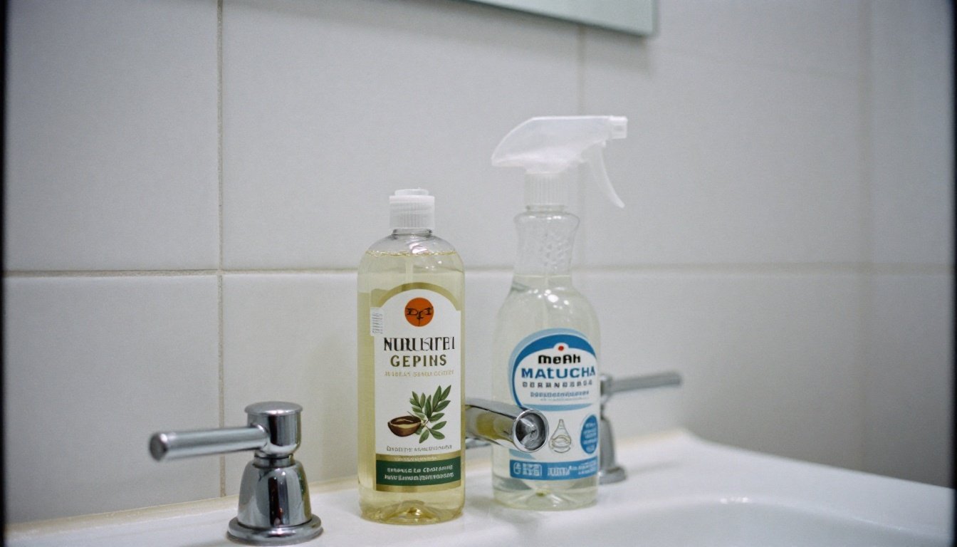 Το απλό κόλπο για να μένει η ντουζιέρα καθαρή χωρίς τρίψιμο 2 Καθαρή ντουζιέρα με φυσικά καθαριστικά προϊόντα