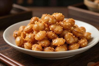 Τηγανητοί γίγαντες με κουρκούτι σε παραδοσιακή πιατέλα