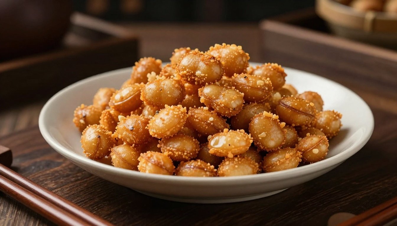 Τηγανητοί γίγαντες με κουρκούτι σε παραδοσιακή πιατέλα