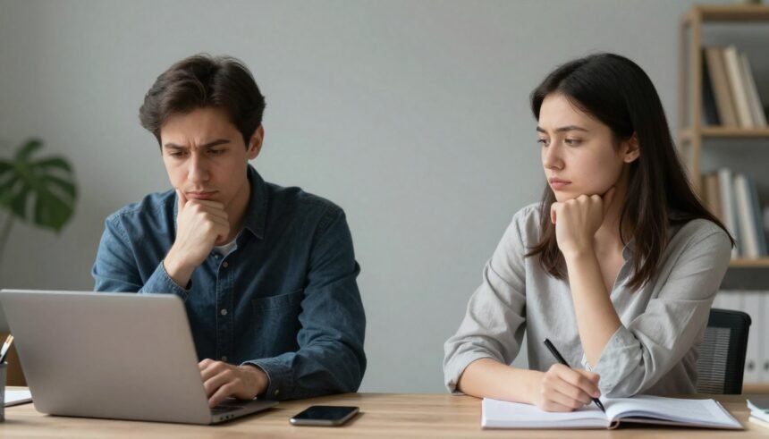 Μια εικόνα που απεικονίζει την ισορροπία μεταξύ συναισθημάτων και λογικής στη λήψη αποφάσεων.