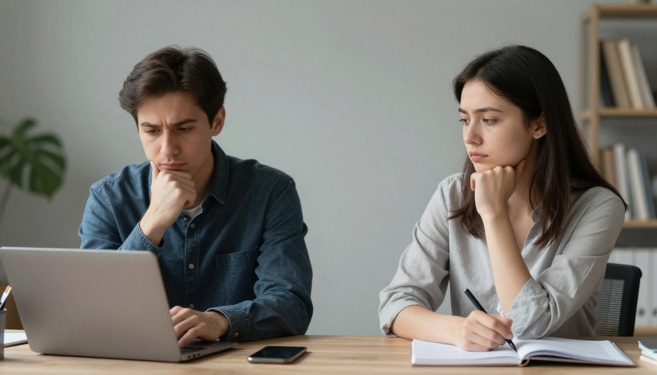 Μια εικόνα που απεικονίζει την ισορροπία μεταξύ συναισθημάτων και λογικής στη λήψη αποφάσεων.