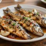 Παραδοσιακό πιάτο με ψάρι κατά την διάρκεια της Σαρακοστής.