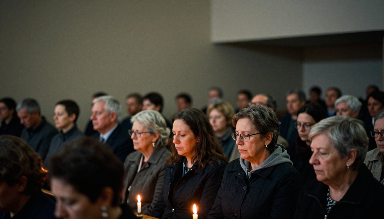 Τι είναι το Ψυχοσάββατο και γιατί η Εκκλησία το έχει ξεχωρίσει 2 Μέλη της εκκλησίας κατά τη διάρκεια της τελετής Ψυχοσαββάτου