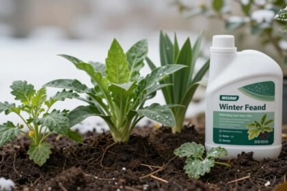 Διάφορα φυτά που χρειάζονται λίπασμα κατά την χειμερινή περίοδο.