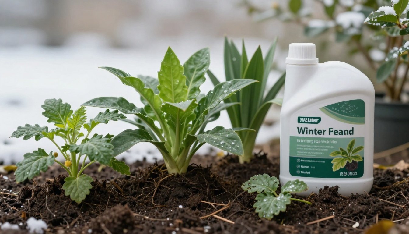 Διάφορα φυτά που χρειάζονται λίπασμα κατά την χειμερινή περίοδο.