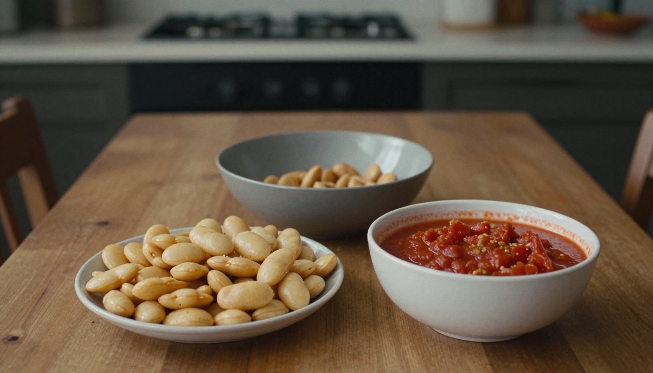 Τηγανητοί γίγαντες με συνοδευτική σάλτσα ντομάτας
