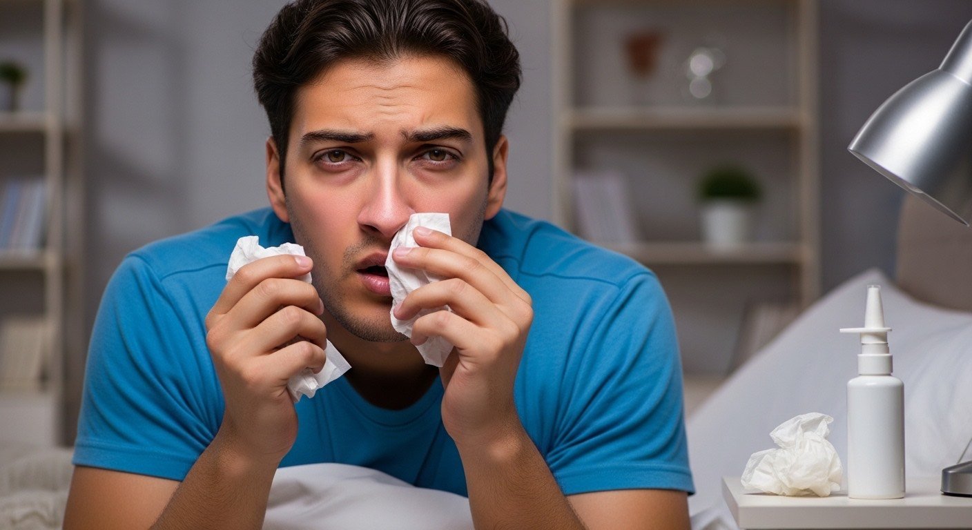 βουλωμένη μύτη - Τα μικρά κόλπα που βοηθούν στο μπούκωμα της μύτης το βράδυ