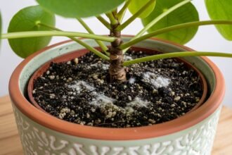 γλάστρα2 - Γιατί το χώμα στη γλάστρα γίνεται άσπρο και τι σημαίνει αυτό