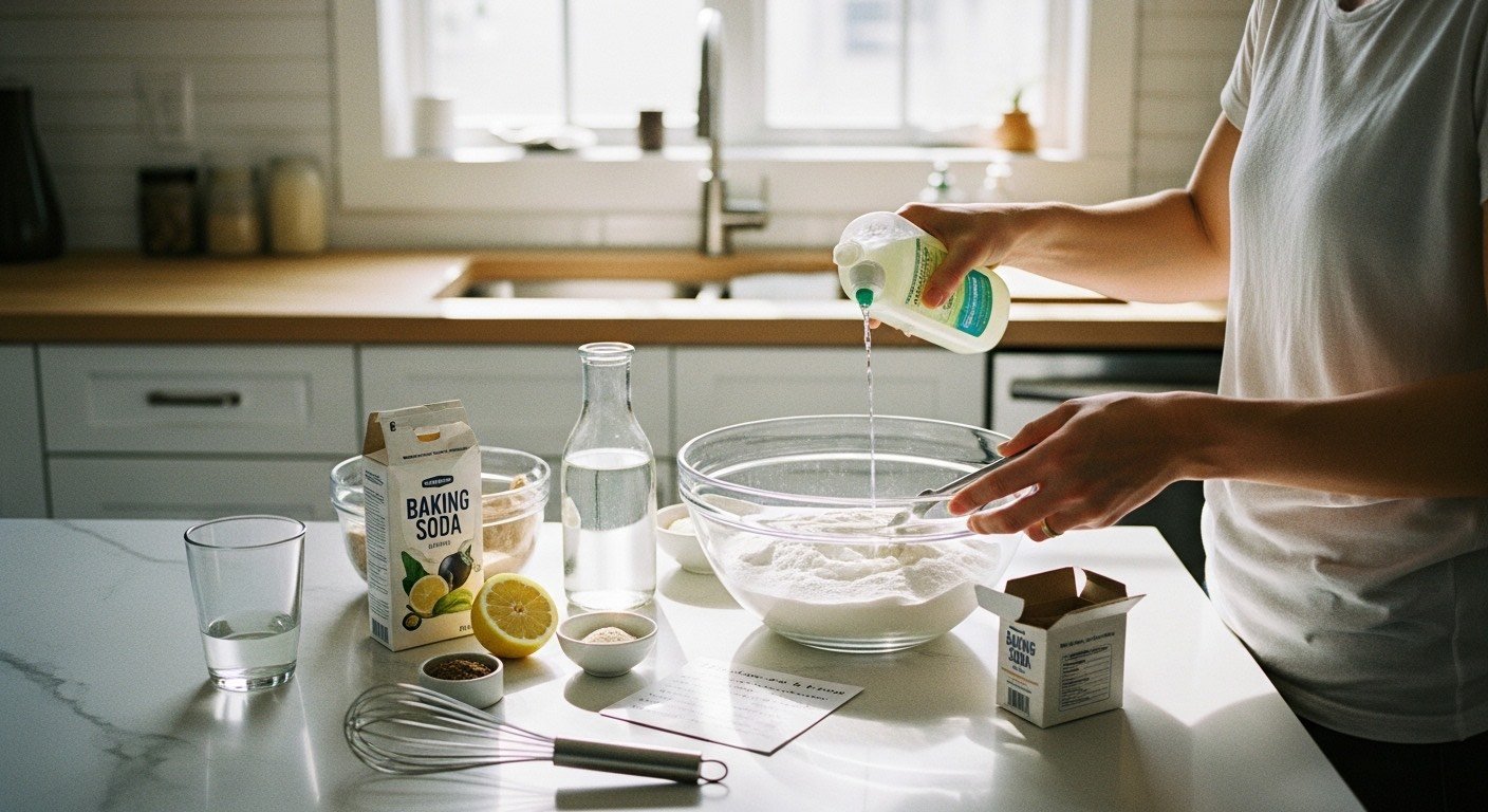 Φτιάξτε το Δικό σας Καθαριστικό για Πλακάκια — Το Υλικό που Έχετε Ήδη 2 μείγμα - Φτιάξτε το Δικό σας Καθαριστικό για Πλακάκια — Το Υλικό που Έχετε Ήδη