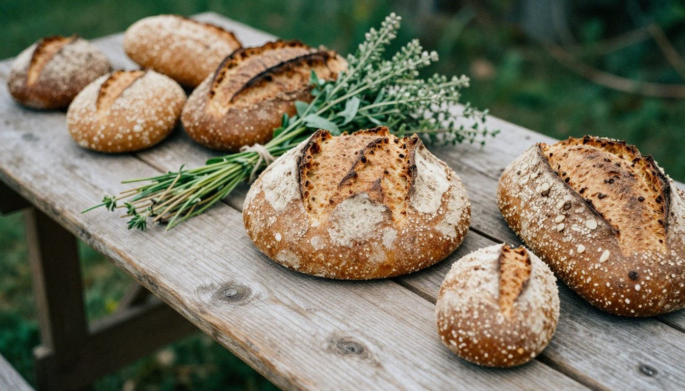Καθημερινή κατανάλωση ψωμιού — Οι 6 αλλαγές στο σώμα σας που δεν φαντάζεστε 2 Φωτογραφία Ψωμιού σε Ξύλινο Τραπέζι