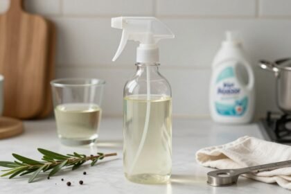 Σπρέι για γρήγορο σιδέρωμα με υλικά από την κουζίνα.