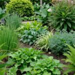 Τοπίο κήπου με αποτελεσματικές μεθόδους για την καταπολέμηση των αγριόχορτων.