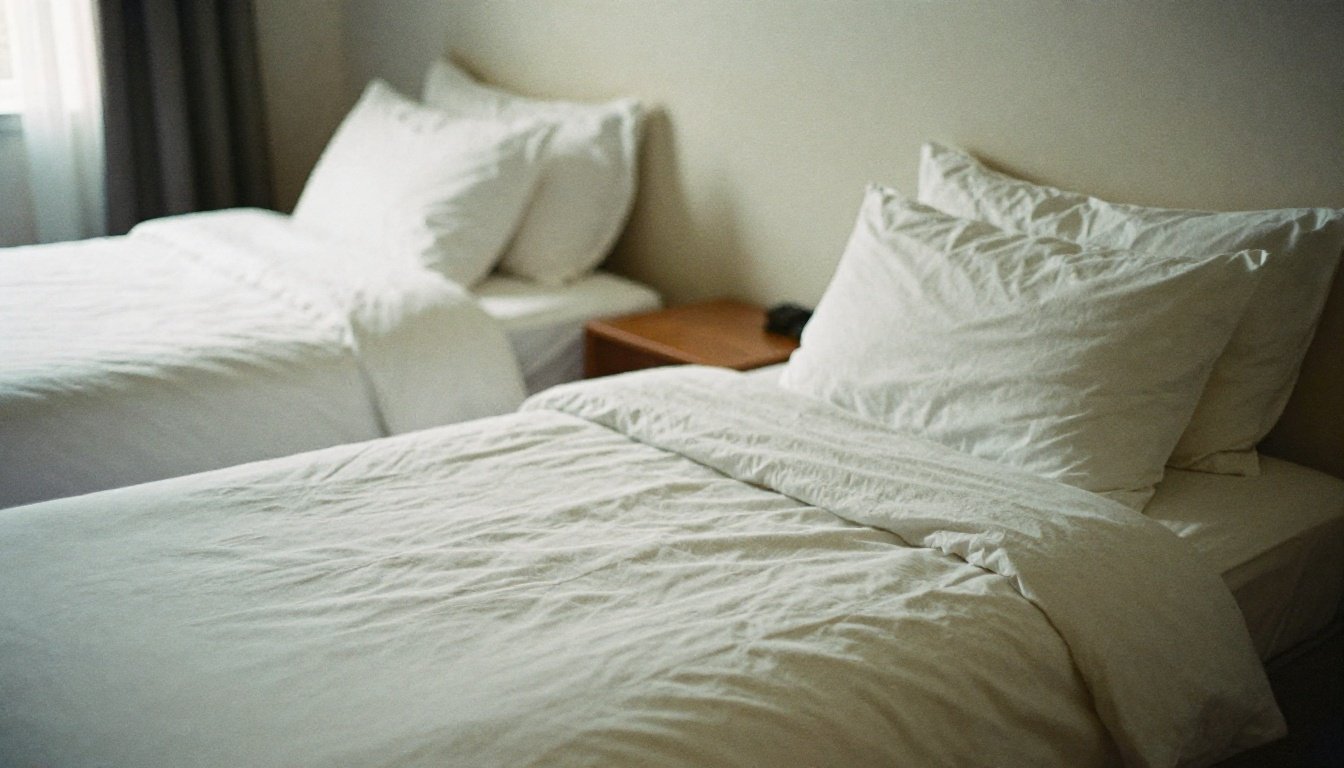 Χωριστά κρεβάτια: Η λύση για καλύτερο ύπνο και σχέσεις; 2 Μια ζεστή κρεβατοκάμαρα με χωριστά κρεβάτια