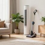 Καθαρός και φωτεινός χώρος σαλονιού που προάγει την υγεία και την καθαριότητα.