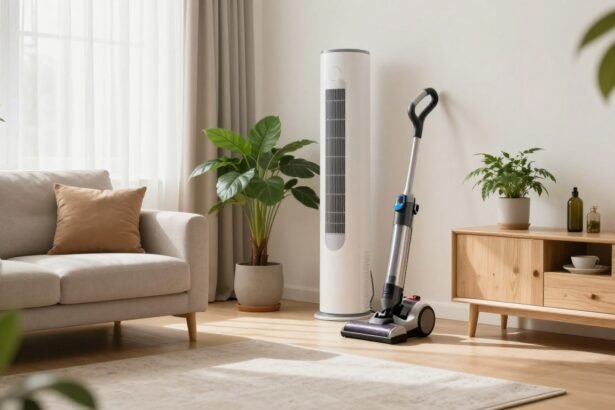 Καθαρός και φωτεινός χώρος σαλονιού που προάγει την υγεία και την καθαριότητα.