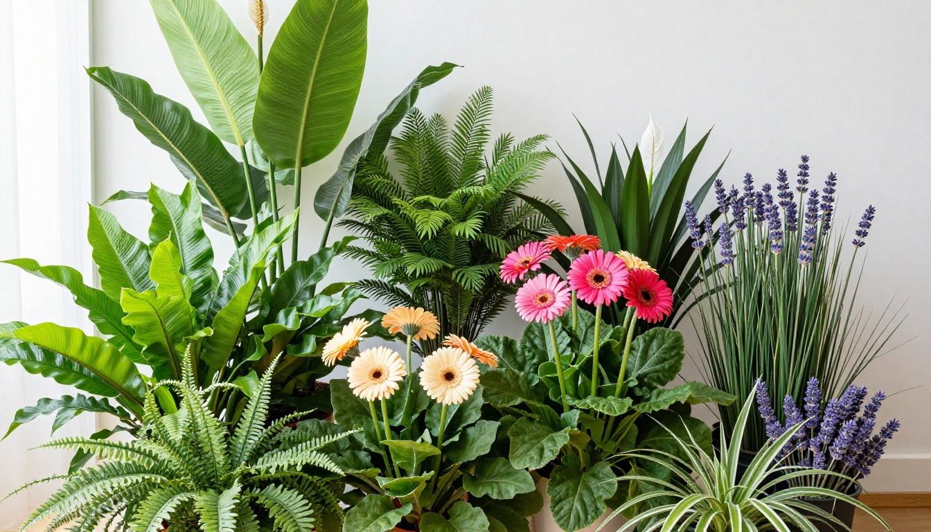 Φυτά εσωτερικού χώρου που προσθέτουν ζωντάνια και αίσθηση άνοιξης.