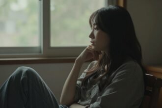 Εικόνα που απεικονίζει τη συναισθηματική διάσταση της τελετής των γενεθλίων με μια ήρεμη και εσωτερική σκηνή.