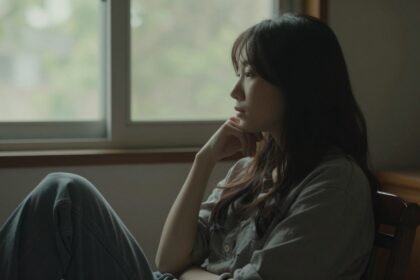 Εικόνα που απεικονίζει τη συναισθηματική διάσταση της τελετής των γενεθλίων με μια ήρεμη και εσωτερική σκηνή.