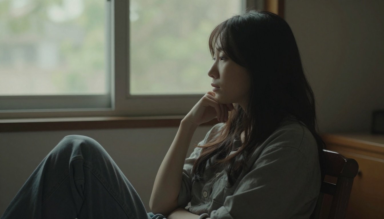 Εικόνα που απεικονίζει τη συναισθηματική διάσταση της τελετής των γενεθλίων με μια ήρεμη και εσωτερική σκηνή.