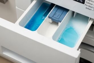 πλυντήριο5 - Πλυντήριο ρούχων — Το κοινό λάθος που κάνετε με τη θήκη του απορρυπαντικού και καταστρέφετε τα υφάσματα