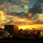 astro traffic feat - Πώς αντιδρούν τα 12 ζώδια όταν κολλήσουν σε απίστευτη κίνηση στον δρόμο;