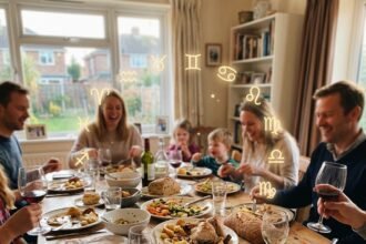 astrology sunday table featured 1782108770524 - Πώς συμπεριφέρεται το κάθε ζώδιο στο τραπέζι της Κυριακής