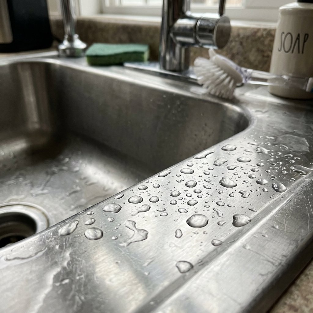 clean sink close 1782070747802 - Πώς να κάνετε τον νεροχύτη της κουζίνας να μοσχοβολάει με 2 φυσικά υλικά