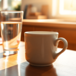 coffee water feat - Γιατί οι παππούδες μας έπιναν πάντα νερό πριν τον καφέ; Η σοφή συνήθεια που σώζει το στομάχι
