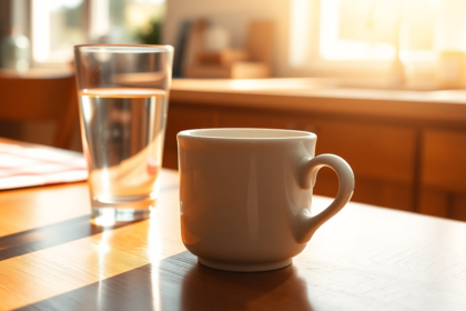 coffee water feat - Γιατί οι παππούδες μας έπιναν πάντα νερό πριν τον καφέ; Η σοφή συνήθεια που σώζει το στομάχι