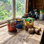 diy coffee cans materials 1782078791737 - Μην πετάς τα τενεκεδάκια του καφέ: Πώς να τα μετατρέψεις σε ρετρό γλαστράκια
