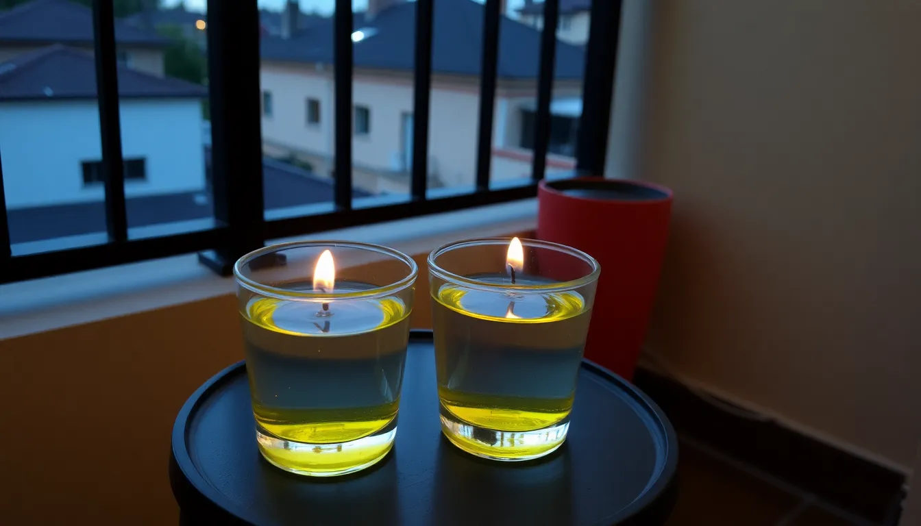 diy water candles feat - Κεριά νερού: Η πανεύκολη και εντυπωσιακή κατασκευή για το μπαλκόνι σας