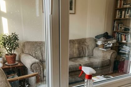 home glass feat 1782507161344 - Το απλό κόλπο με ένα υλικό από την κουζίνα για να λάμπουν τα τζάμια σας χωρίς θολoύρες