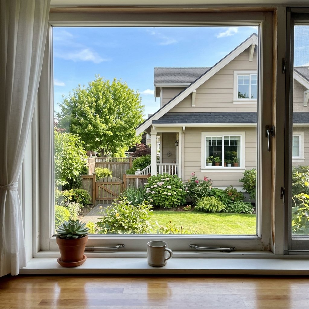 home glass in2 1782507179149 - Το απλό κόλπο με ένα υλικό από την κουζίνα για να λάμπουν τα τζάμια σας χωρίς θολoύρες